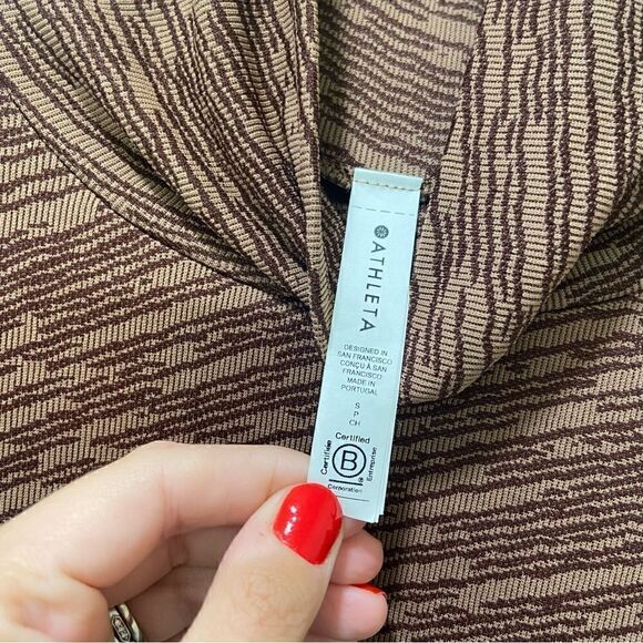 Athleta Flurry Seamless Turtleneck sz S - Picture 5 of 8